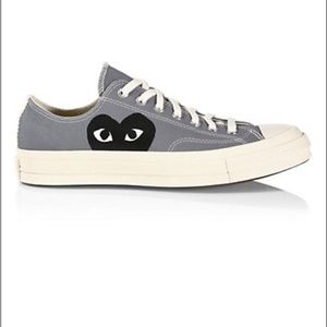 Comme Des Garçons PLAY CdG PLAY x Converse Unisex Chuck Taylor gray unisex